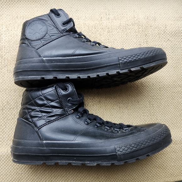 Converse Chuck Taylor Black Street Hiker CTAS Mens 10 Womens 11.5 All Star - Picture 3 of 9